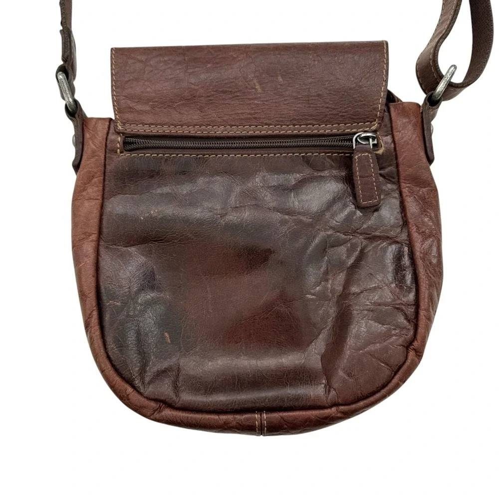 JACK GEORGES Brown Leather Handbag Mini - 9